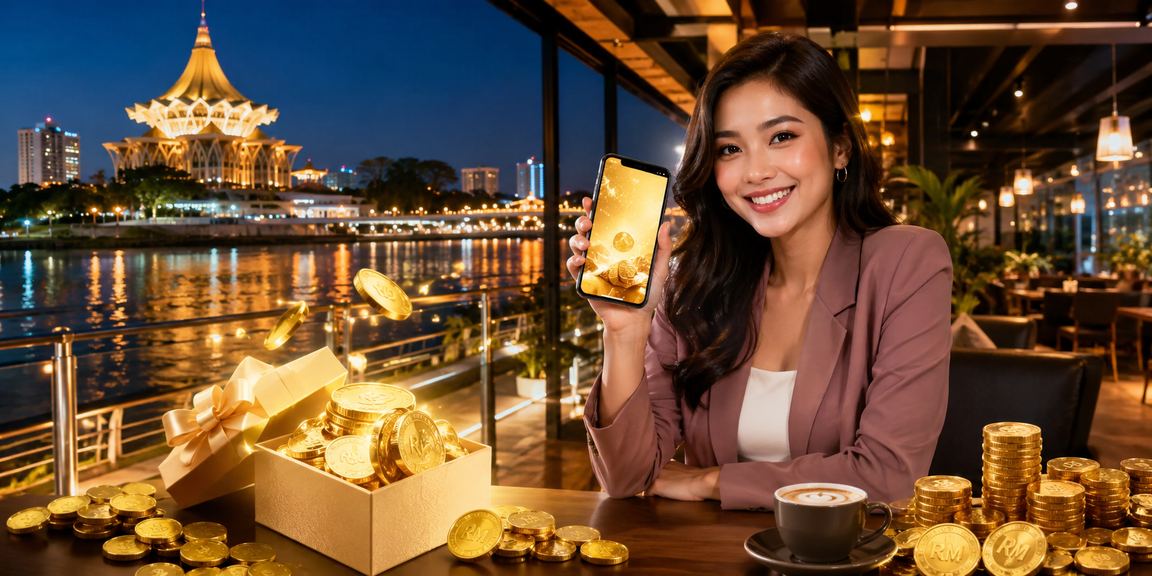 Pengguna Kuching menggunakan telefon mudah alih untuk log masuk akaun kasino 271